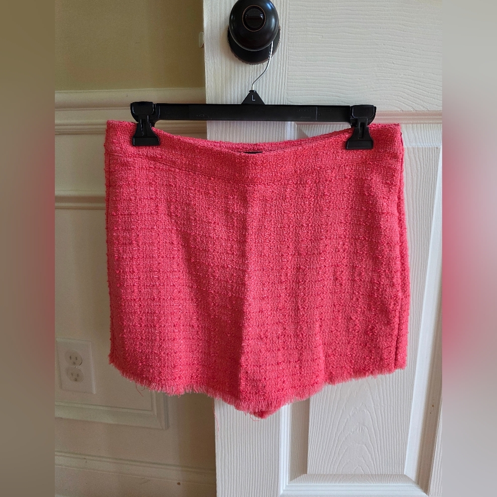 Zara Women's Pink Tweed Skort